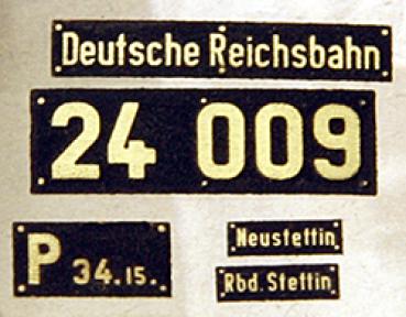 Ätzbeschriftung Lenz BR 24 009, Nr.340