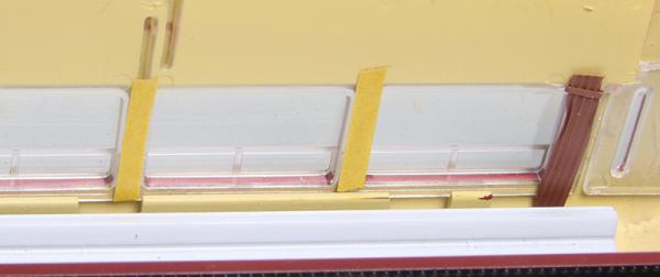 Vorhänge für Schienenbus Nr. 168